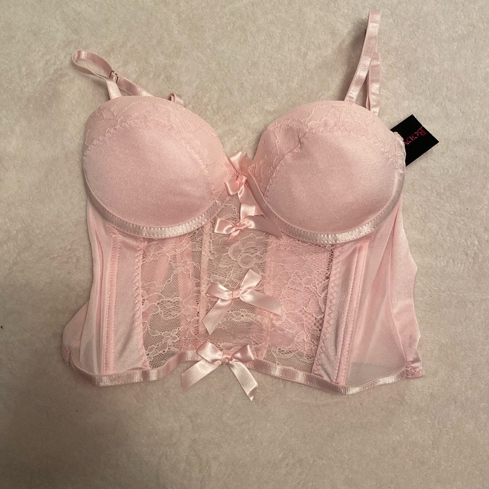 pink corset top